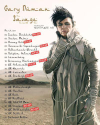 Gary Numan 2018 UK Tour Poster